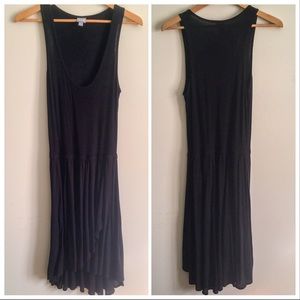 ⬇️ Converse | Black Faux Wrap Asymmetrical Dress S